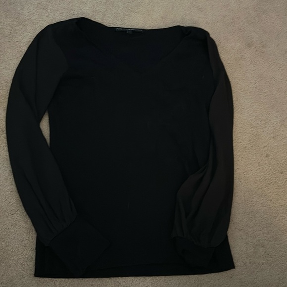 White House Black Market Tops - Black long sleeve blouse